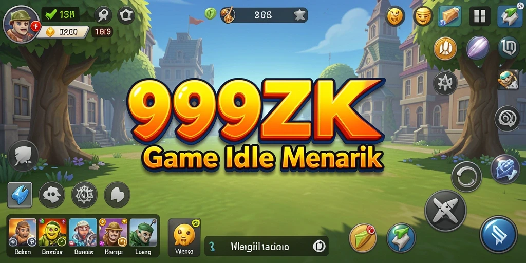 Screenshot menunjukkan karakter lucu dalam gameplay 999ZK yang menghibur.