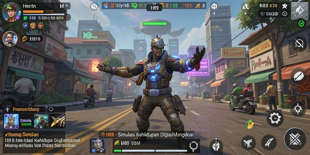Screenshot gameplay H89 menampilkan pengalaman simulasi yang mendalam.
