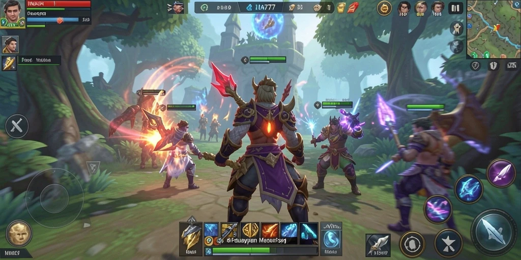 Tangkapan layar gameplay yang menunjukkan aksi seru di dunia <strong>INA777</strong>