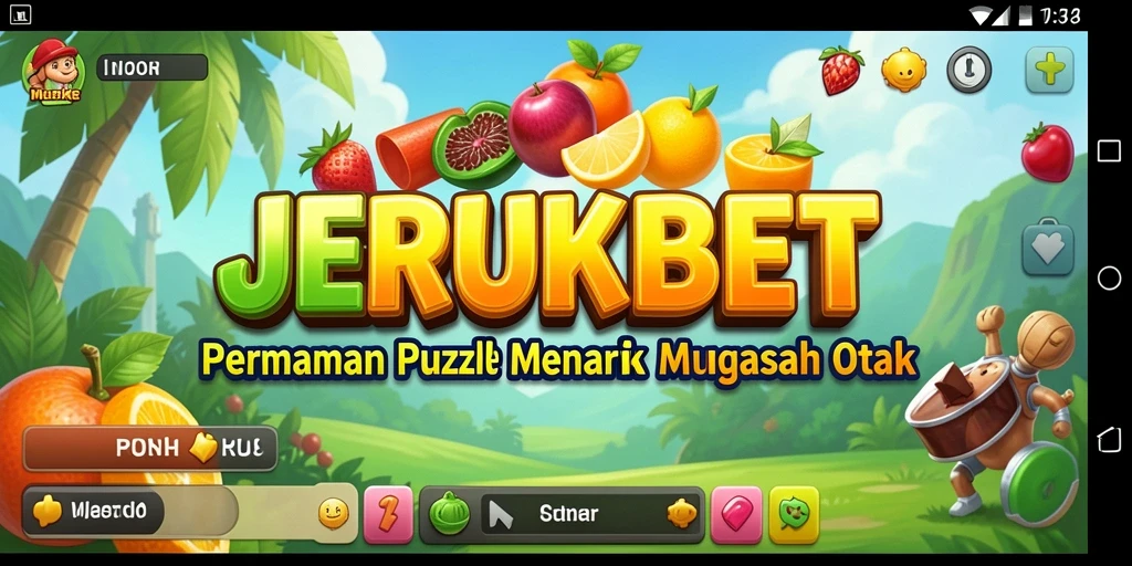 Tampilan gameplay JERUKBET yang menantang dan seru.