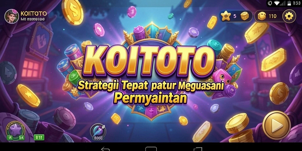 Tampilan gameplay KOITOTO yang memukau dan menantang strategi.