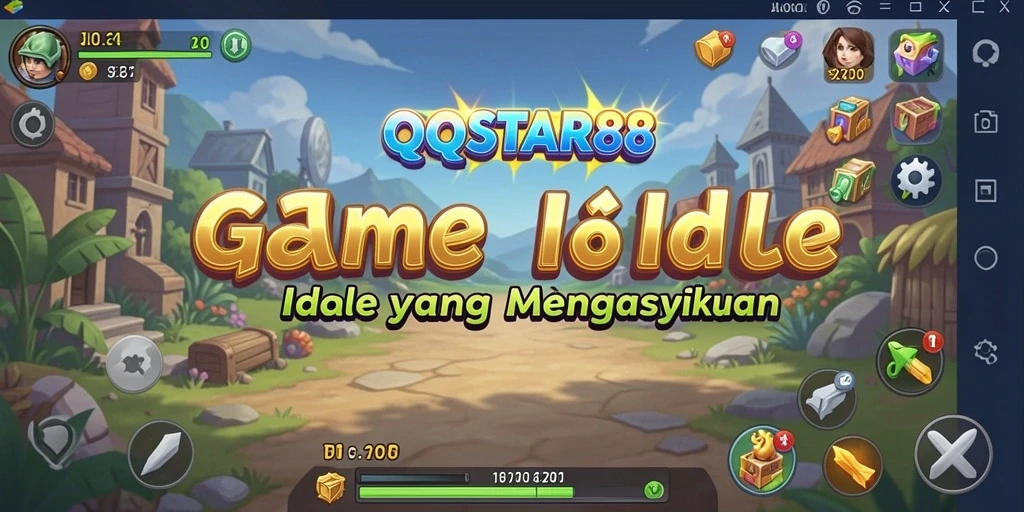 Screenshot gameplay <strong>QQSTAR88</strong> menampilkan pengalaman Idle yang seru dan menghibur.