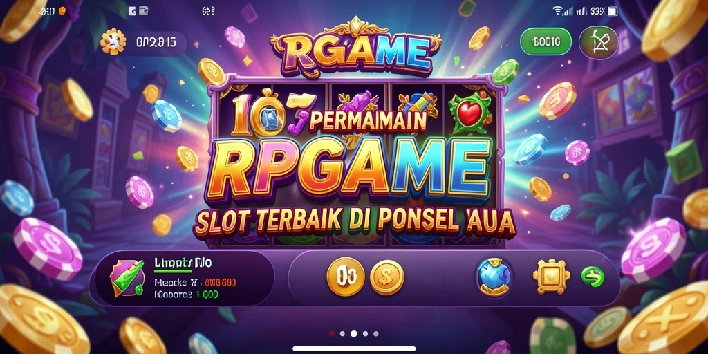 Screenshot gameplay RPGAME menampilkan aksi seru permainan Slot.