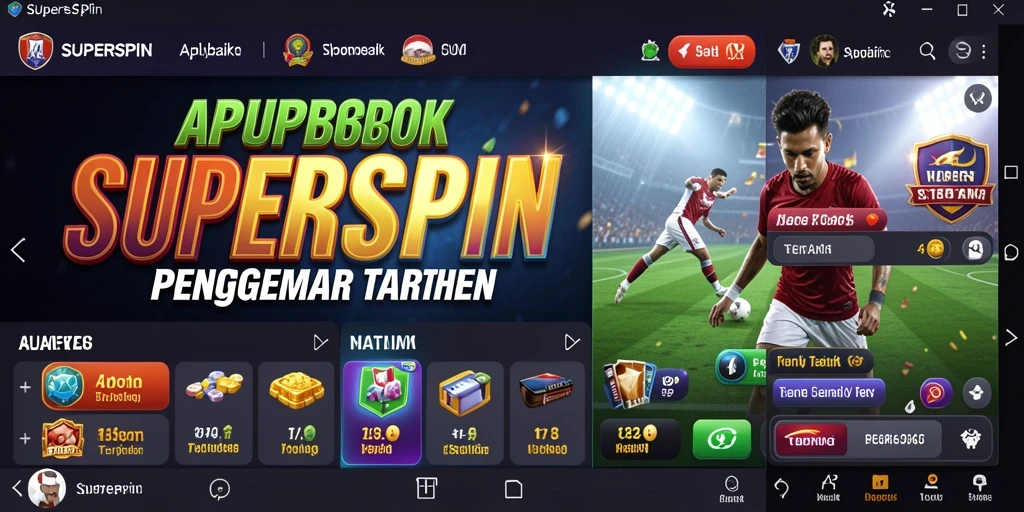 Tampilan gameplay <strong>SUPERSPIN</strong> dengan fitur taruhan yang menarik.