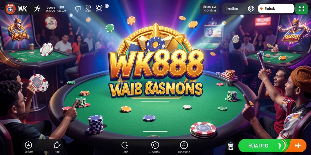 Tampilan gameplay <strong>WK888</strong> yang menegangkan dan mengasyikkan.